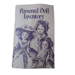 Personal Doll Inventory by Collector Books Staff 1981 Index Collection Book
